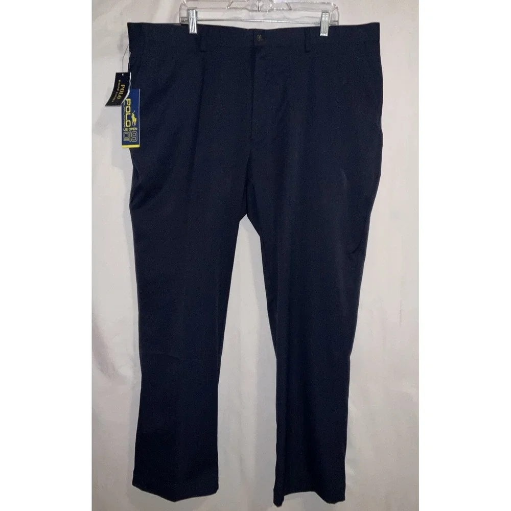 NWT Men's Polo Ralph Lauren‎ US Open Golf Pants Wicking Navy 42